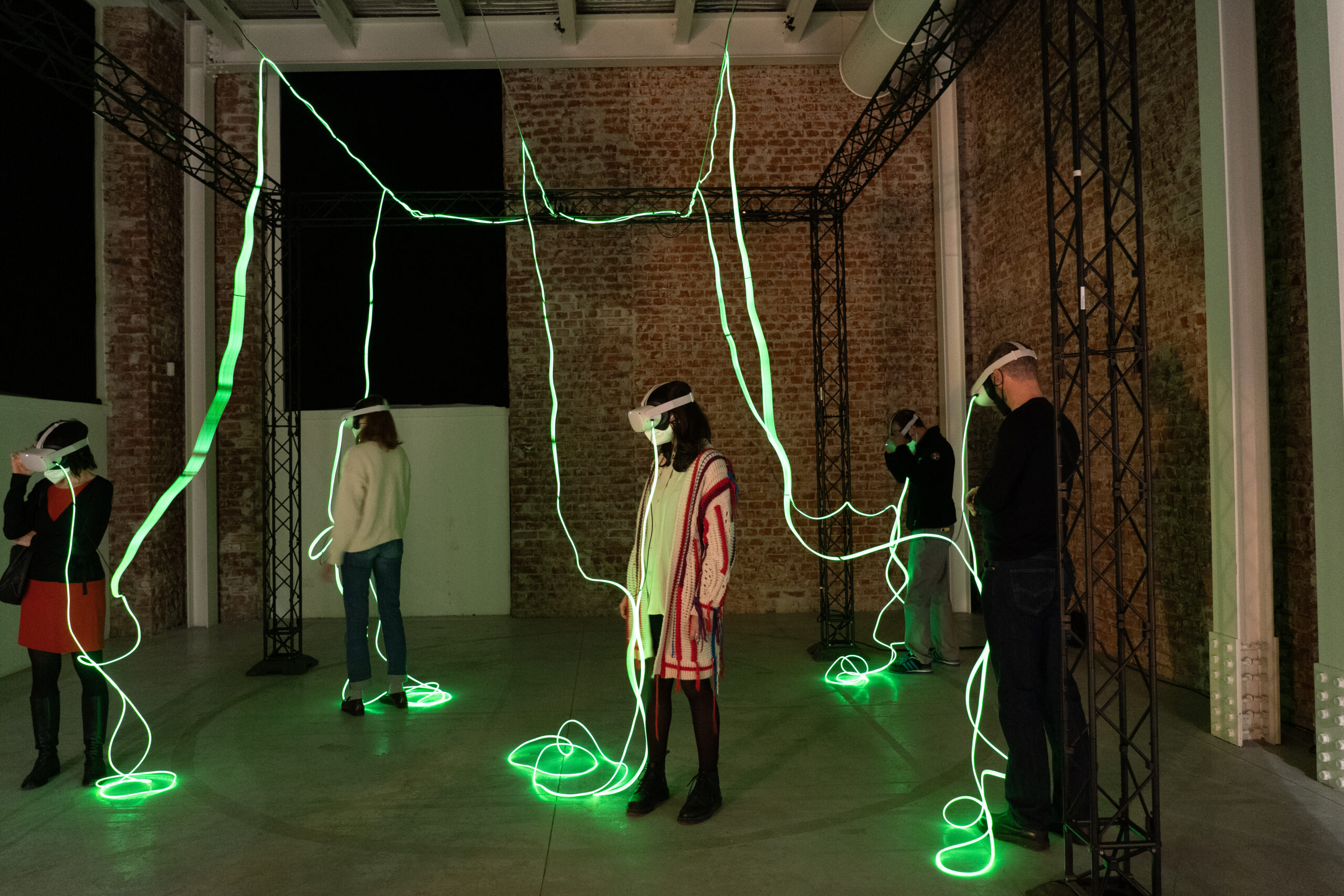 2. Emilio Vavarella, THE ITALIAN JOB - Job n. 3, Lazy Sunday, 2022, vista dell'installazione, Casa degli Artisti. ©Giancarlo Pastonchi, Courtesy Casa degli Artisti